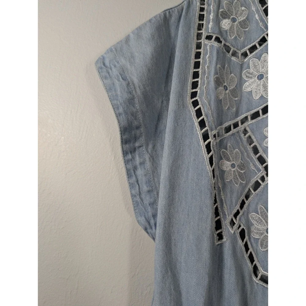 POL‎ Blue Boho western Dress